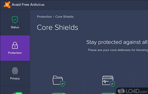 Detection of and protection against malware - Screenshot of Avast Free Antivirus