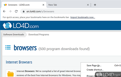 Chromium-based browser boasting a built-in ad blocker - Screenshot of Avast Secure Browser