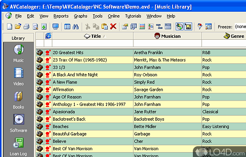 AVCataloger Screenshot