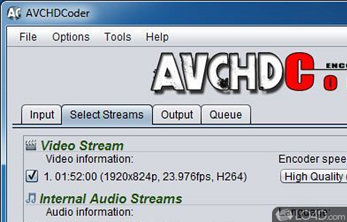 AVCHD Coder Screenshot