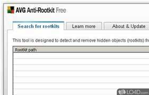 AVG Anti-Rootkit Free Screenshot