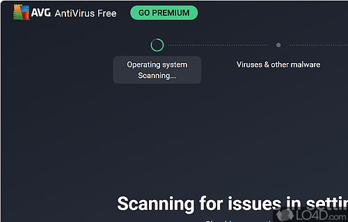 Manage protection modules - Screenshot of AVG AntiVirus Free
