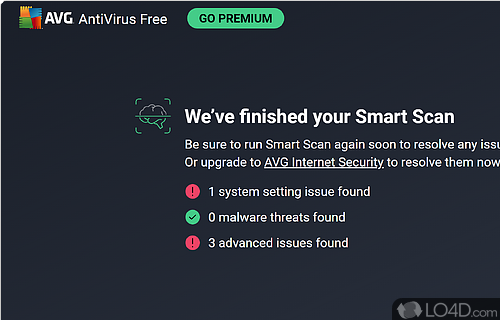 Comprehensive security solution - Screenshot of AVG AntiVirus Free