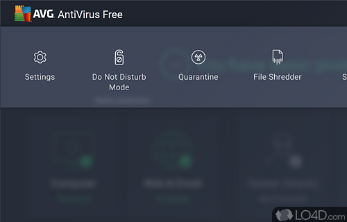 Comprehensive security solution - Screenshot of AVG Antivirus Free