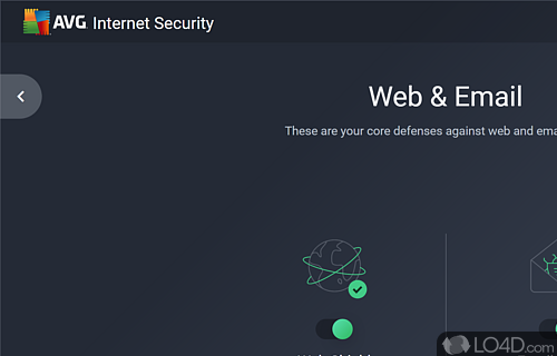 Quick and efficient defense against viruses, spyware and rootkits - Screenshot of AVG Internet Security