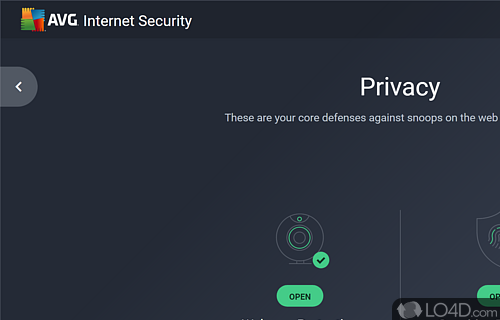 A complete antivirus with plenty of features - Screenshot of AVG Internet Security