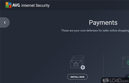 A modern style and very user-friendly - Screenshot of AVG Internet Security