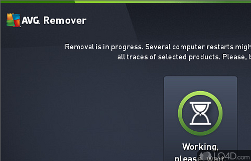 Restart your PC to finish the cleaning process - Screenshot of AVG Clear (AVG Remover)