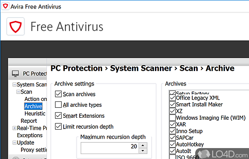 Protects your privacy - Screenshot of Avira Free Security