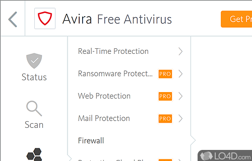 Additional tools and settings - Screenshot of Avira Free Security