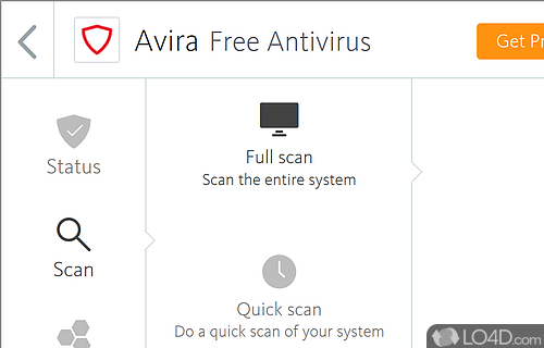 Update the antivirus - Screenshot of Avira Free Security