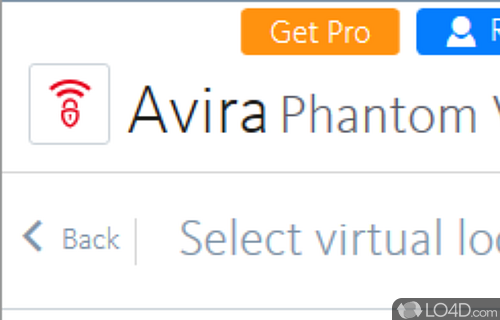 Dependable VPN utility from Avira - Screenshot of Avira Phantom VPN