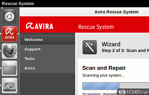 Avira Rescue System Screenshot