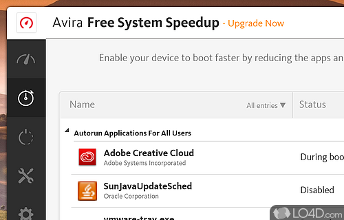 Restore your PC to peak performance in just 5 minutes - Screenshot of Avira Free System SpeedUp