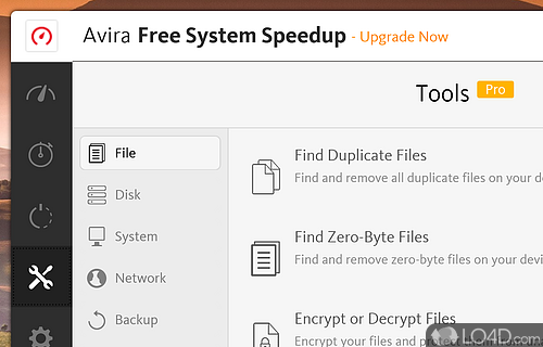Removing unused programs and files - Screenshot of Avira Free System SpeedUp