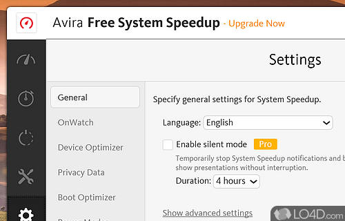 Junk Files Cleaner, Registry Cleaner,    Smart Defragmenter - Screenshot of Avira Free System SpeedUp