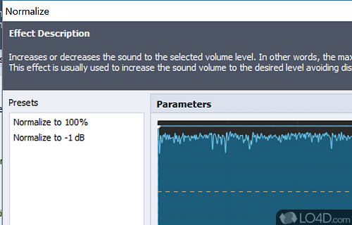Split audio files - Screenshot of AVS Audio Editor