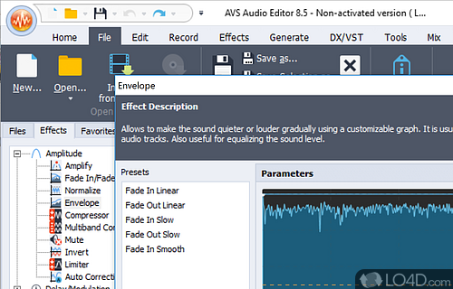 Record audio - Screenshot of AVS Audio Editor