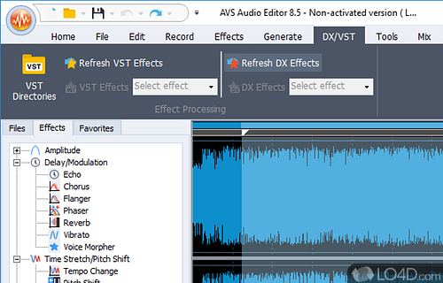 Audio editor - Screenshot of AVS Audio Editor