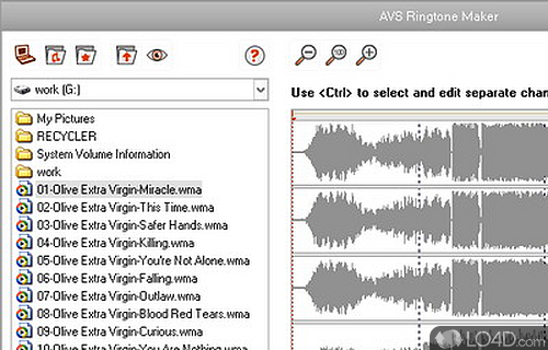 AVS Ringtone Maker Screenshot