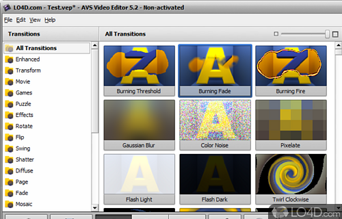 Video editing program for PC - Screenshot of AVS Video Editor