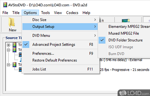 AVStoDVD screenshot