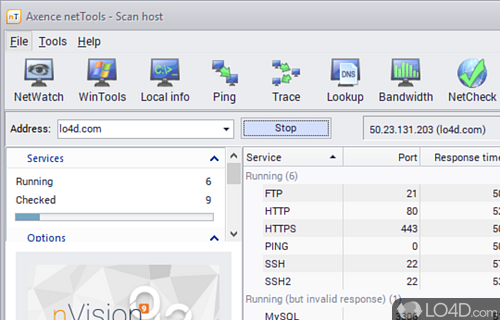 Axence NetTools screenshot