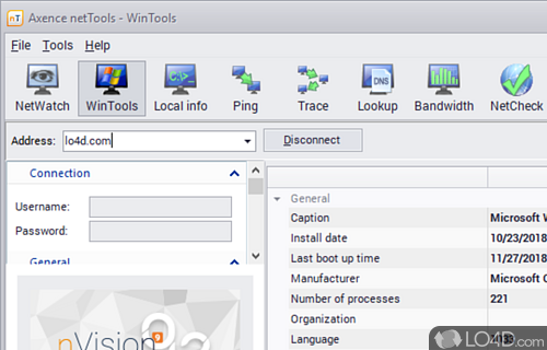 Axence NetTools Screenshot