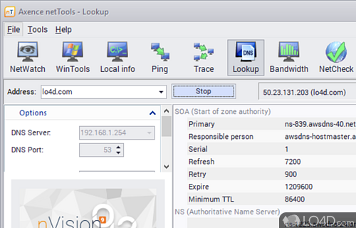 Axence NetTools screenshot