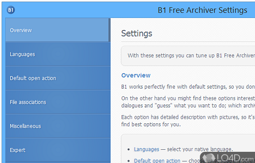 B1 Free Archiver screenshot