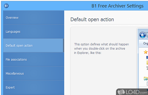 B1 Free Archiver screenshot