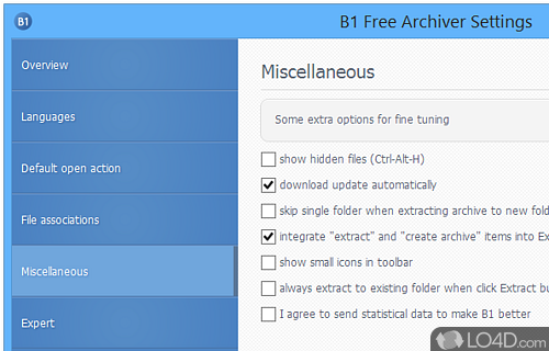 B1 Free Archiver screenshot