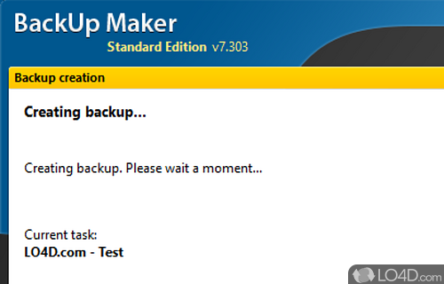 BackUp Maker Standard screenshot