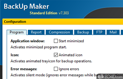 BackUp Maker Standard screenshot