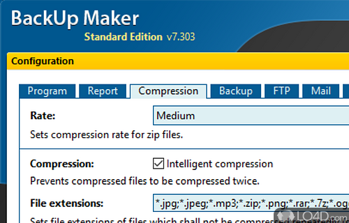 BackUp Maker Standard screenshot