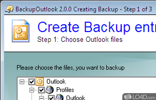 Backup Outlook Screenshot