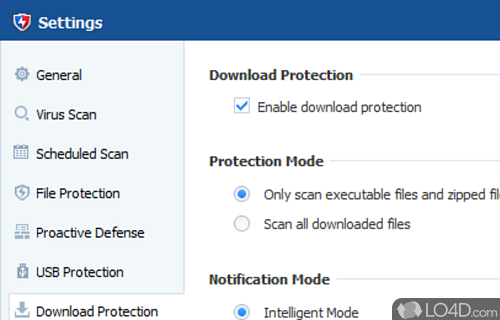 Protection against foreign threats - Screenshot of Baidu Antivirus