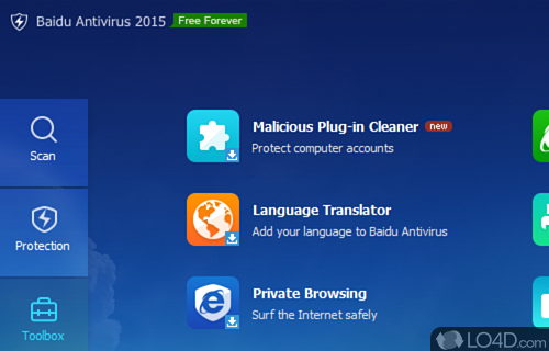 Real-time protection - Screenshot of Baidu Antivirus