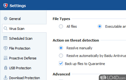 Features - Screenshot of Baidu Antivirus