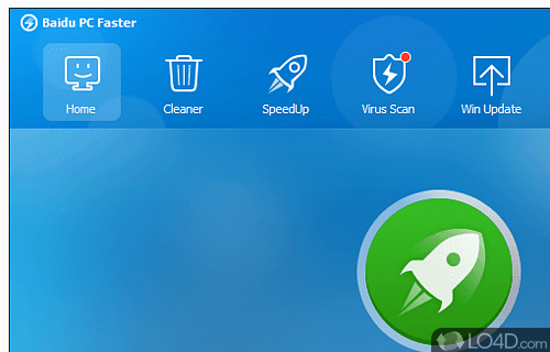 Screenshot of Baidu PC Faster - Fast and app that can remove junk files, optimize startup times and improve the performance of computer