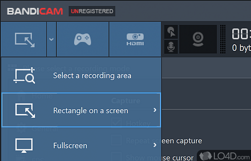 Change the number of frames per second - Screenshot of Bandicam