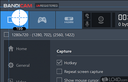 Easily capture screenshots - Screenshot of Bandicam