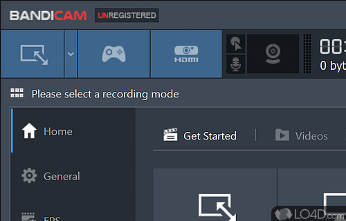 Record desktop activity, gaming and working sessions - Screenshot of Bandicam