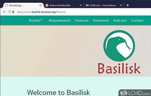 Basilisk screenshot
