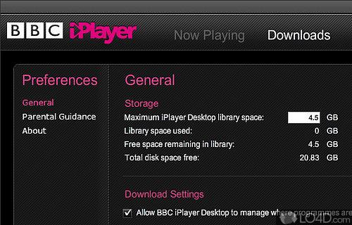 BBC iPlayer Desktop Screenshot