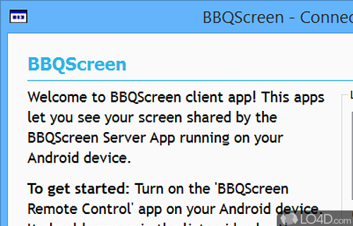 BBQScreen Screenshot
