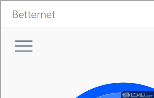 Navigate the Internet anonymously or with a different IP address and get the opportunity to visit any website - Screenshot of Betternet