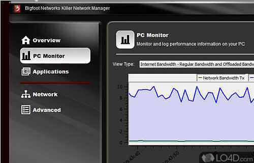 Bigfoot Networks Killer Network Manager Screenshot