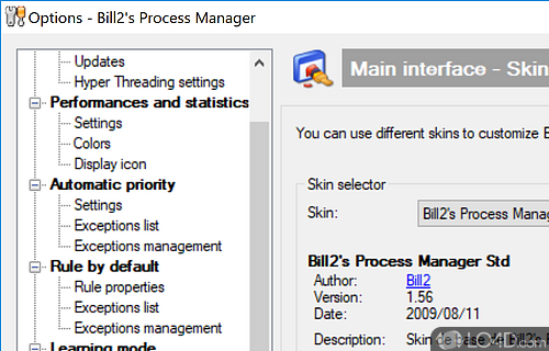 Bill2's Process Manager screenshot