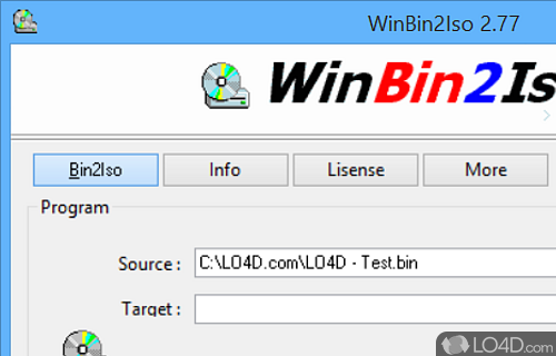 BIN2ISO Screenshot